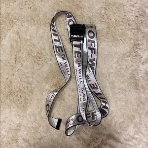 OFF-WHITE (Silver) Belt